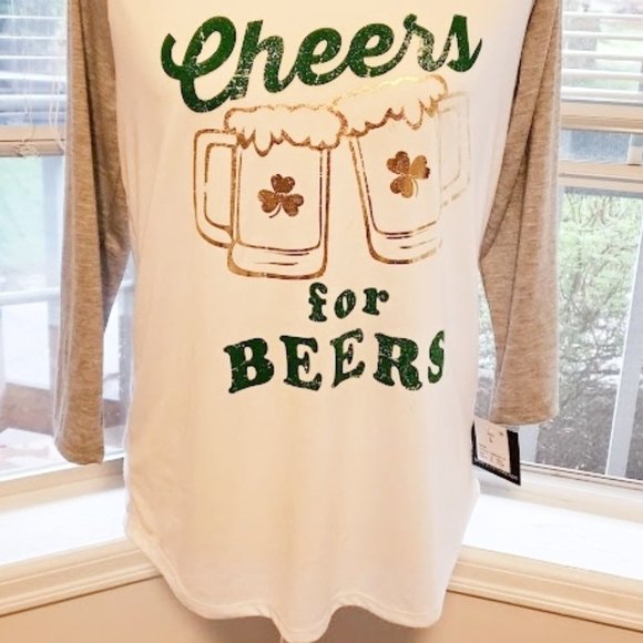 NWT St Patricks Day Jersey sz medium - Picture 3 of 3